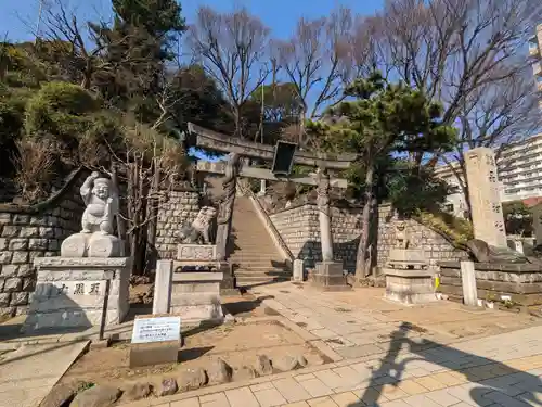 品川神社の鳥居