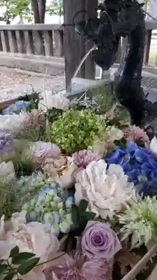 江南神社の手水舎