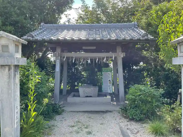 比佐豆知神社の手水舎