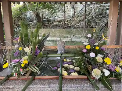 江島神社の手水舎