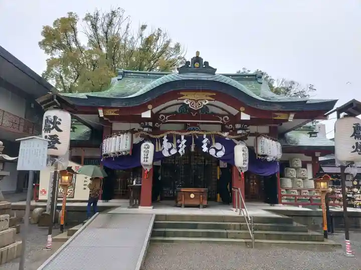 開口神社の本殿・本堂