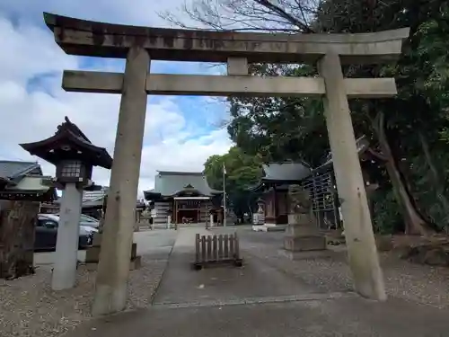 片山八幡神社の鳥居