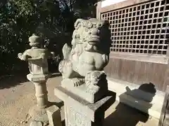 岐多志太神社（村屋坐彌冨都比賣神社摂社）の狛犬