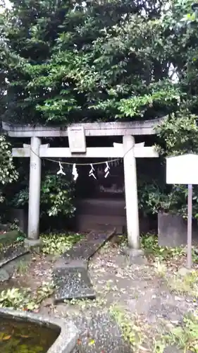 忍　諏訪神社・東照宮　の鳥居