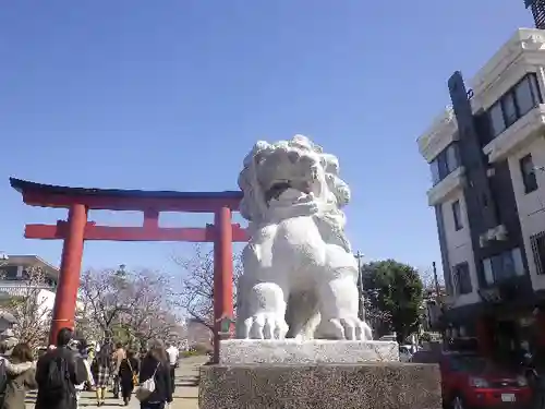 鶴岡八幡宮の狛犬