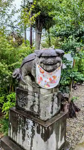 菊田神社の狛犬