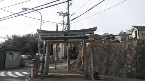 長法稲荷神社の鳥居