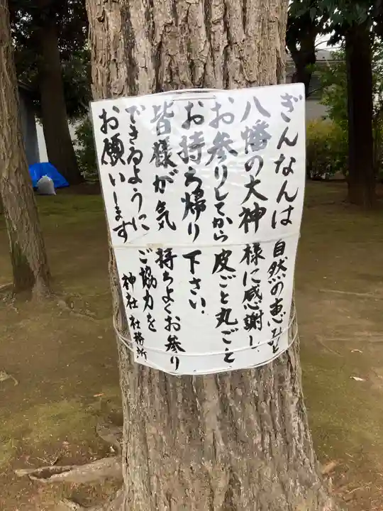 峯ヶ岡八幡神社(埼玉県)