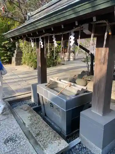 御田八幡神社の手水舎