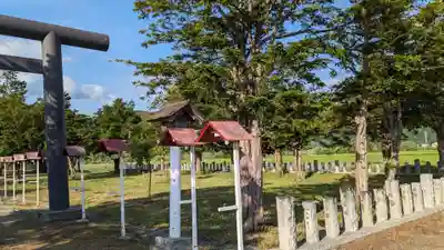 班渓神社の庭園