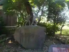 治水神社の像