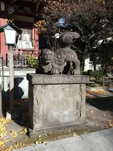 千住本氷川神社の狛犬