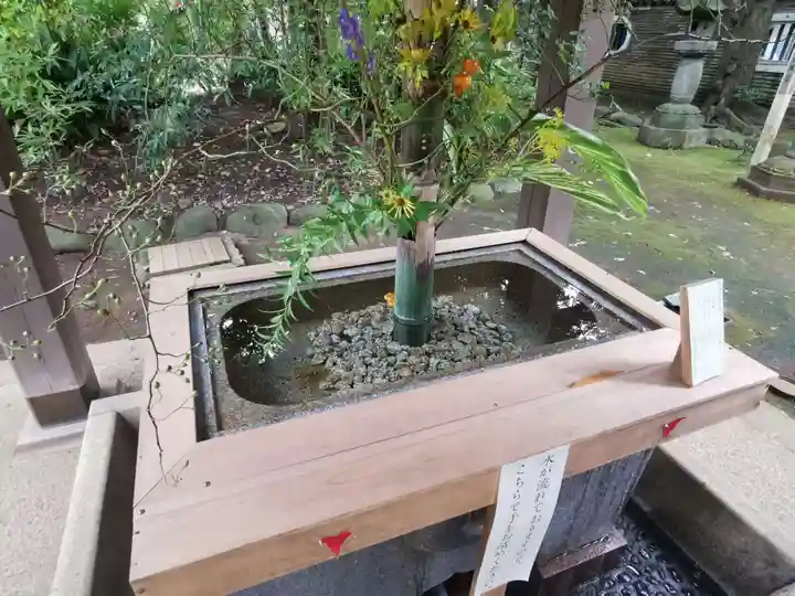 赤坂氷川神社の手水舎