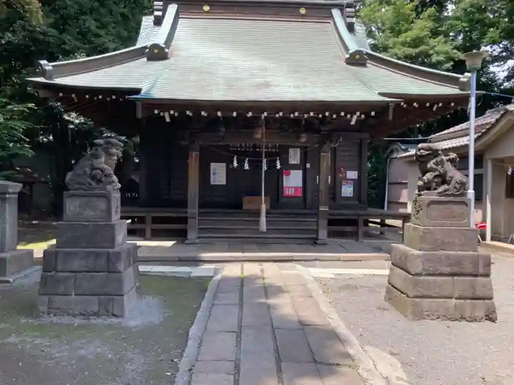 東寺尾白幡神社の狛犬