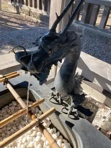 江南神社の手水舎