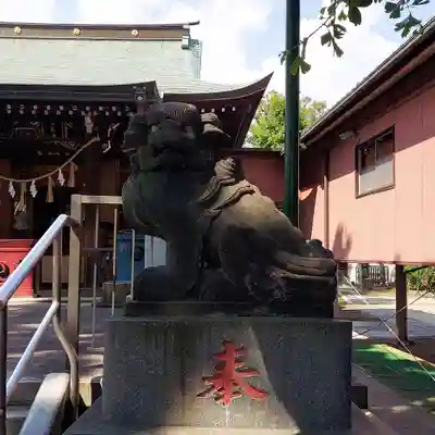 小村井 香取神社の狛犬
