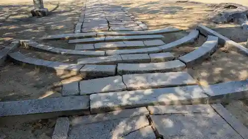 阿沼美神社の庭園