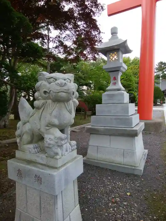 湯倉神社の狛犬