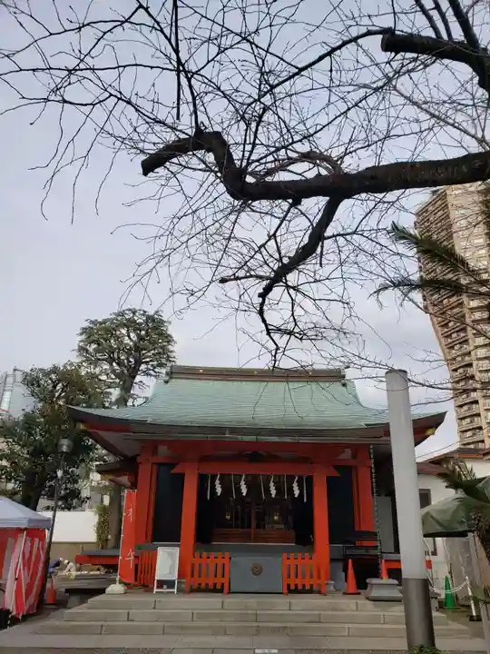 麻布氷川神社の本殿・本堂
