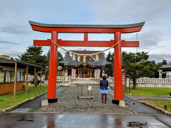 美瑛神社の鳥居
