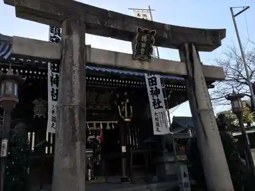 櫛田神社の鳥居