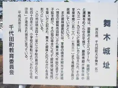 城下稲荷神社（舞木城址）(群馬県)