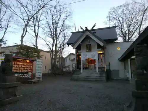 星置神社の本殿