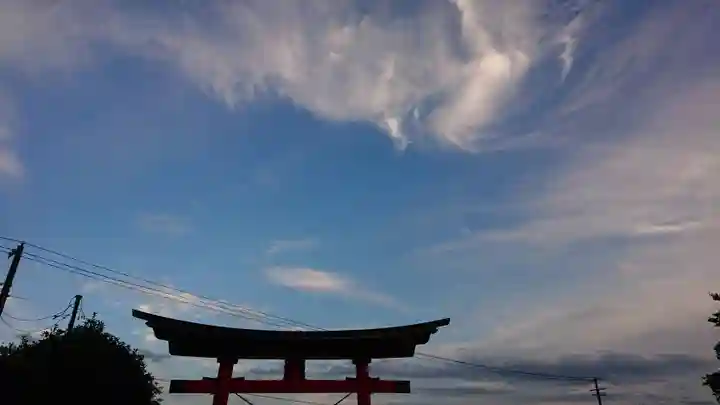 石母田 三吉神社の景色