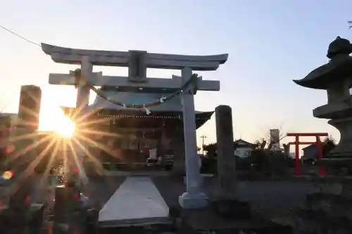 熊野福藏神社の鳥居