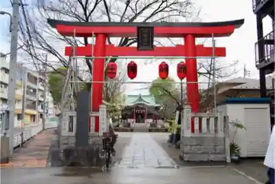 木場 洲﨑神社の鳥居