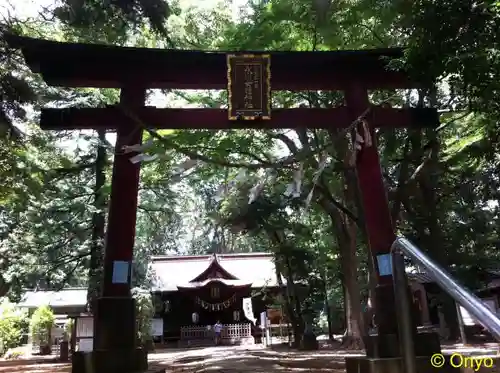 氷川女體神社の鳥居