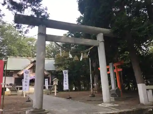 長沼神社の鳥居