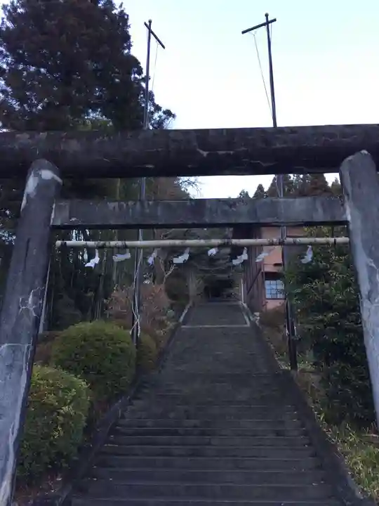 青渭神社里宮の鳥居