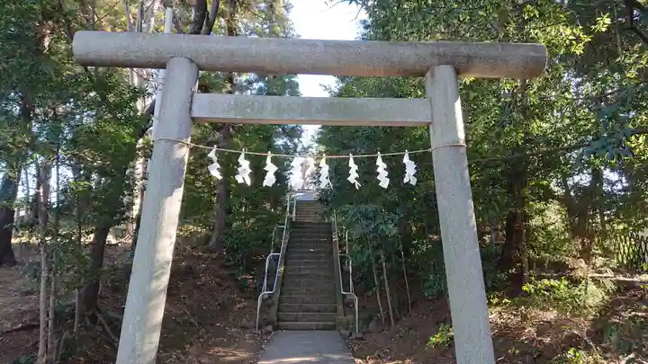 西町神明社の鳥居