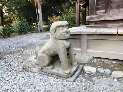板倉雷電神社の狛犬