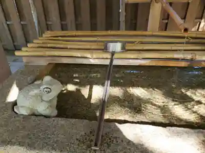 筒井八幡神社の手水舎