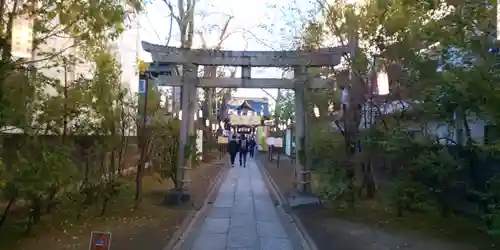 溝口神社の鳥居