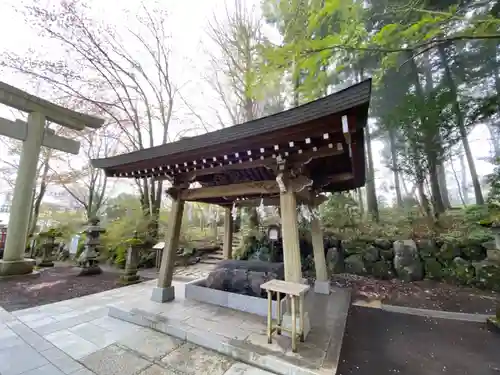 富士山東口本宮 冨士浅間神社の手水