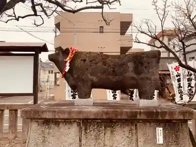 山田天満宮の狛犬