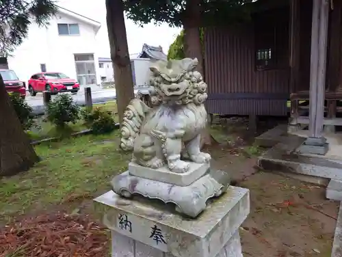曽根神社の狛犬
