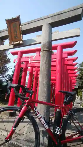 古尾谷八幡神社の鳥居