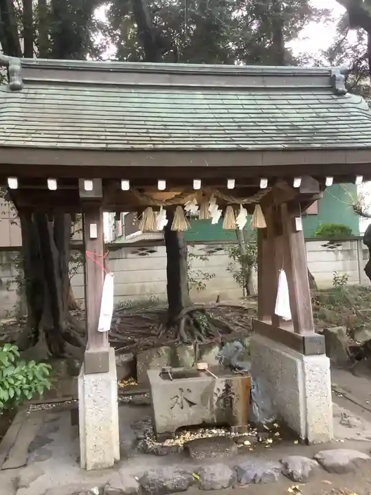 神明社(高畑神明社)の手水舎