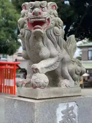 相模原氷川神社の狛犬