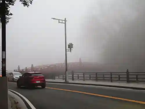 神橋(二荒山神社)の周辺