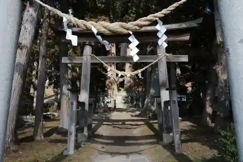 夏井諏訪神社の鳥居