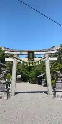 下新川神社の鳥居