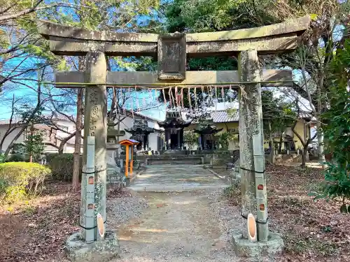 上津天満宮の鳥居