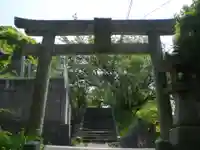 足立山妙見宮(御祖神社)の鳥居