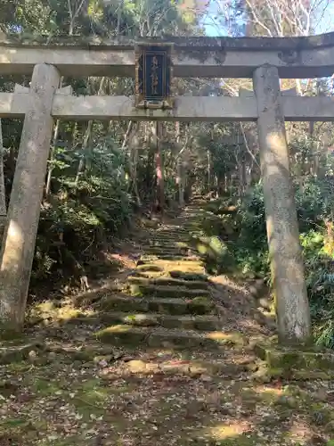 雨宮龍神社の鳥居