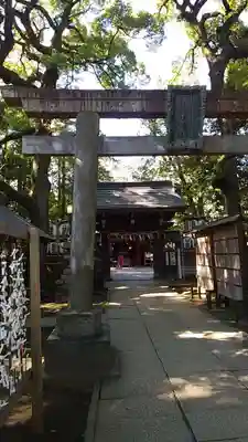 赤坂氷川神社の鳥居